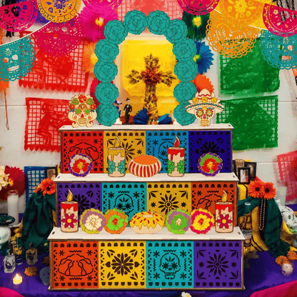 🎃🏵️Day of the Dead Wooden Altar Display Set(📦Buy 2 Free Shipping)