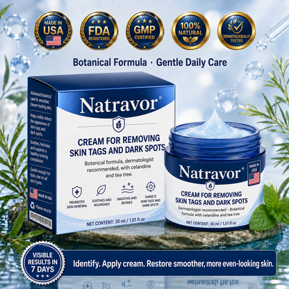 💎💎Natravor® 7-𝐃𝐚𝐲 𝐒𝐤𝐢𝐧 𝐓𝐚𝐠 & 𝐒𝐩𝐨𝐭 𝐄𝐫𝐚𝐬𝐞𝐫 𝐂𝐫𝐞𝐚𝐦 (Zero Pain, Zero 𝐒𝐜𝐚𝐫𝐬 Formula) 💎