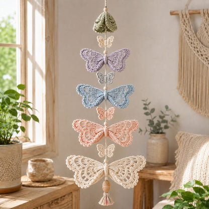 🦋Butterfly Garden Cascade DIY Crochet Kit