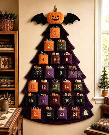 🎄✨DIY 24-Pocket Fabric Christmas Advent Tree Kit(📦 Buy 2 Free Shipping)