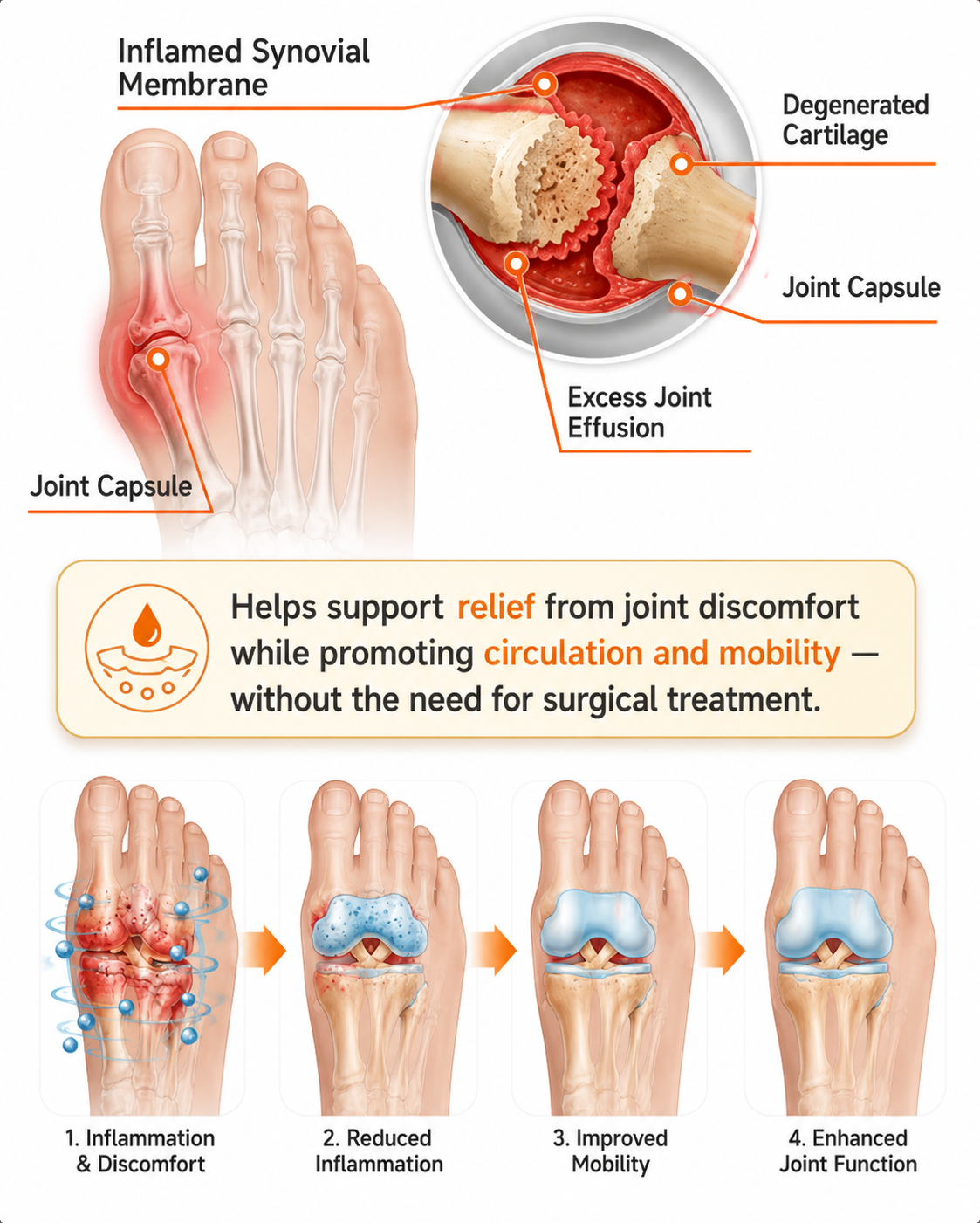 🎁 Only 5 left in stock！Grab one for your other foot too!— Second Pack 50% Off