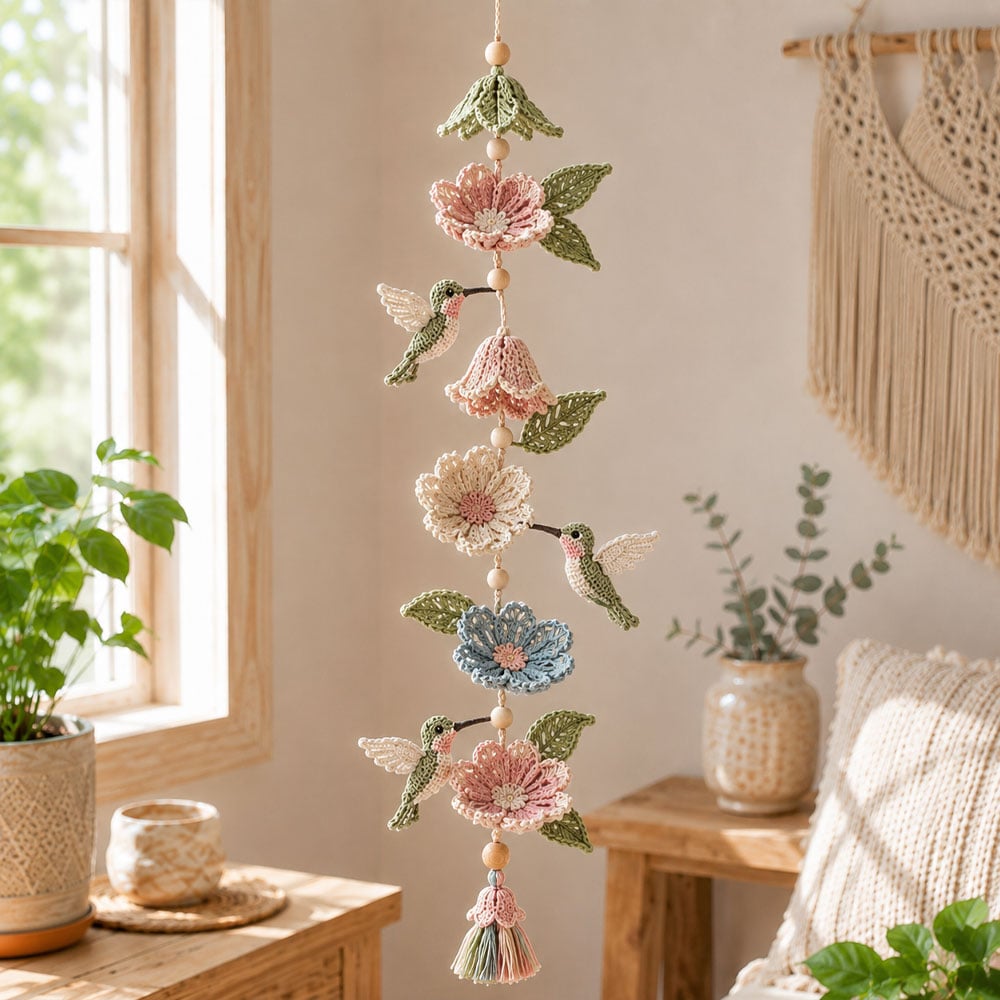 🦋Butterfly Garden Cascade DIY Crochet Kit